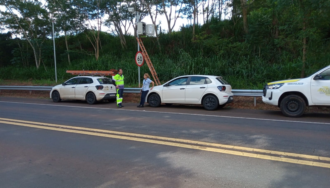 Em Três Fronteiras, Ipem-SP verifica radar na rodovia SP-595